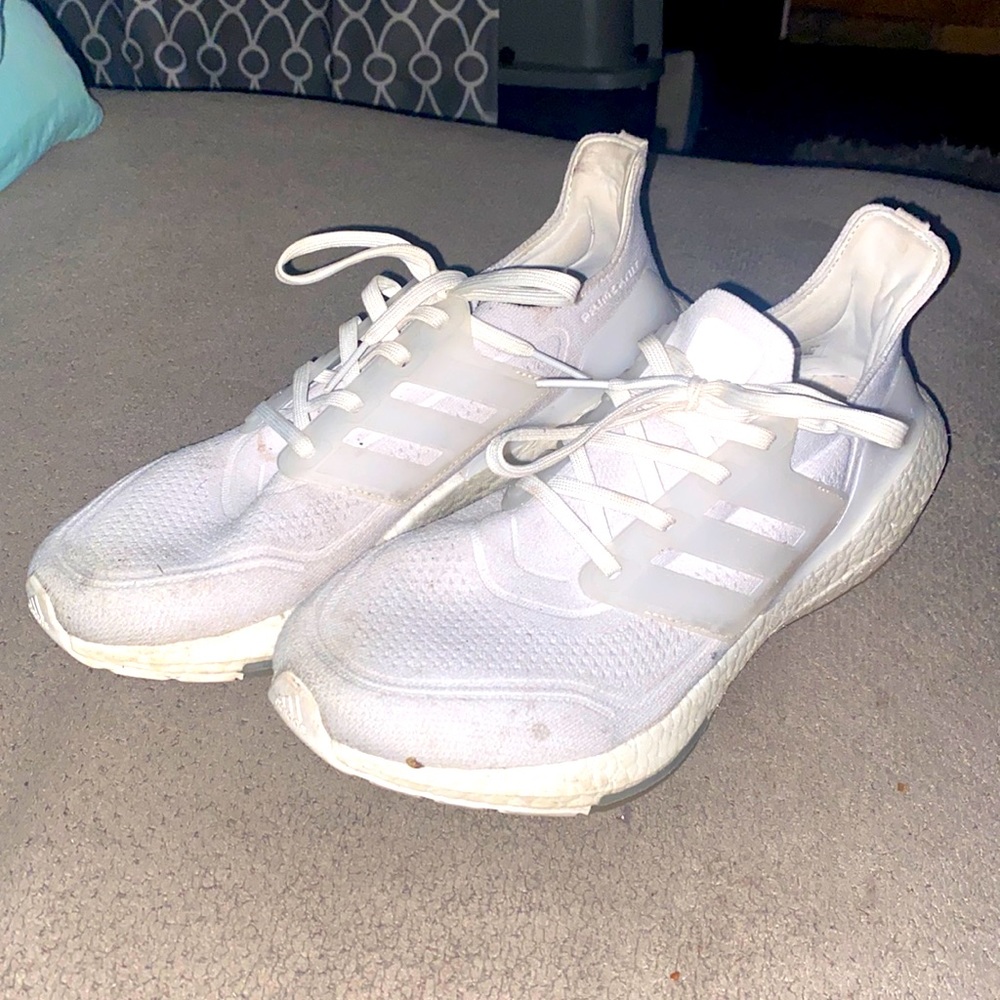 Mens Size 10 white Adidas